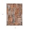 Edge Collections - 8' x 10' - Orange - Washable Area Rug with Village Houses Design for Indoor and Outdoor Use - 1 Piece